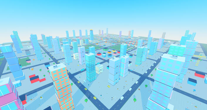 Fully sized city